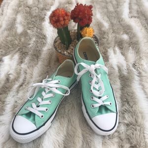 Mint Green Converse Sneakers Size 7